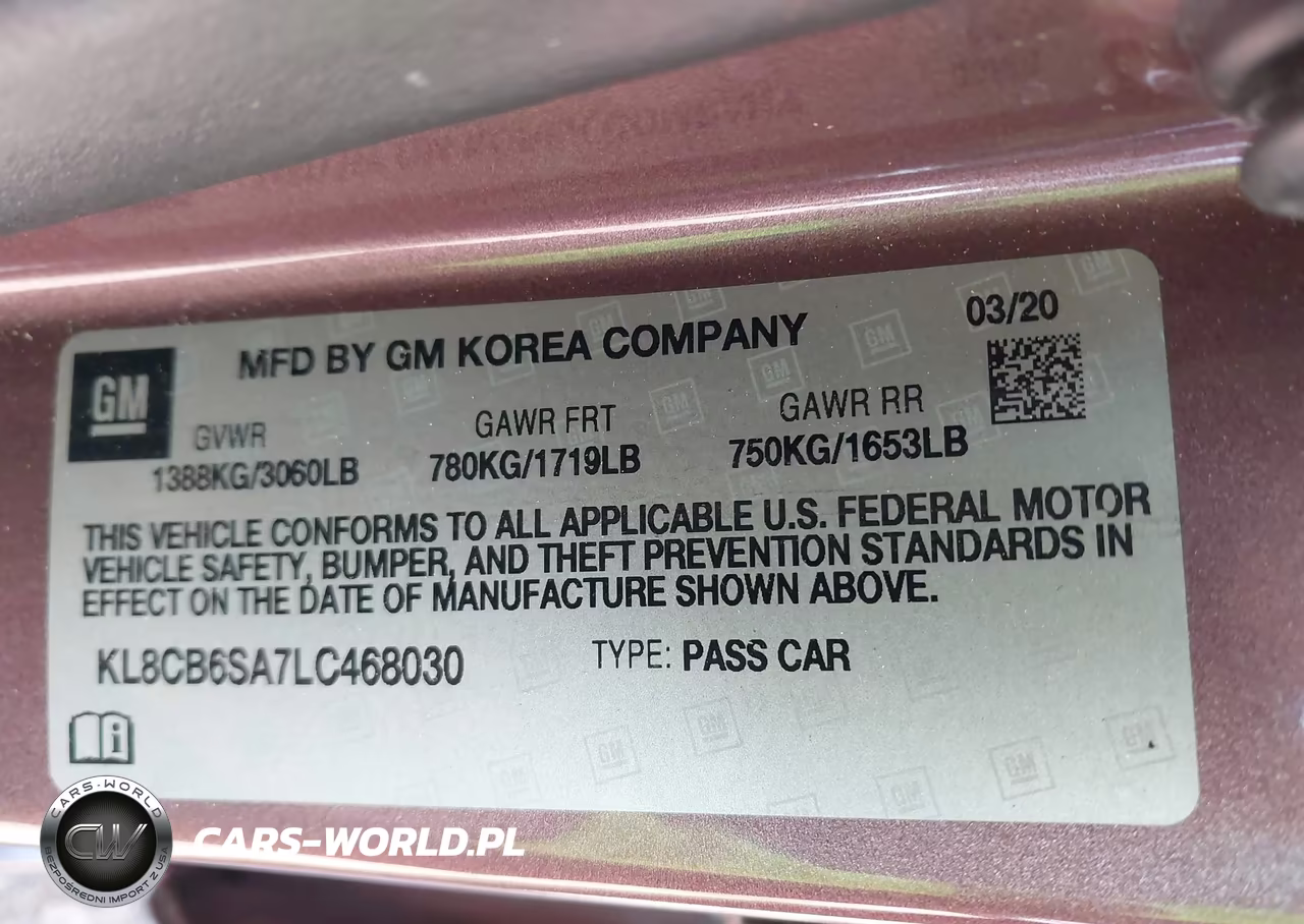 2020 Chevrolet Spark Fwd Ls Automatic VIN:KL8CB6SA7LC468030 - 9