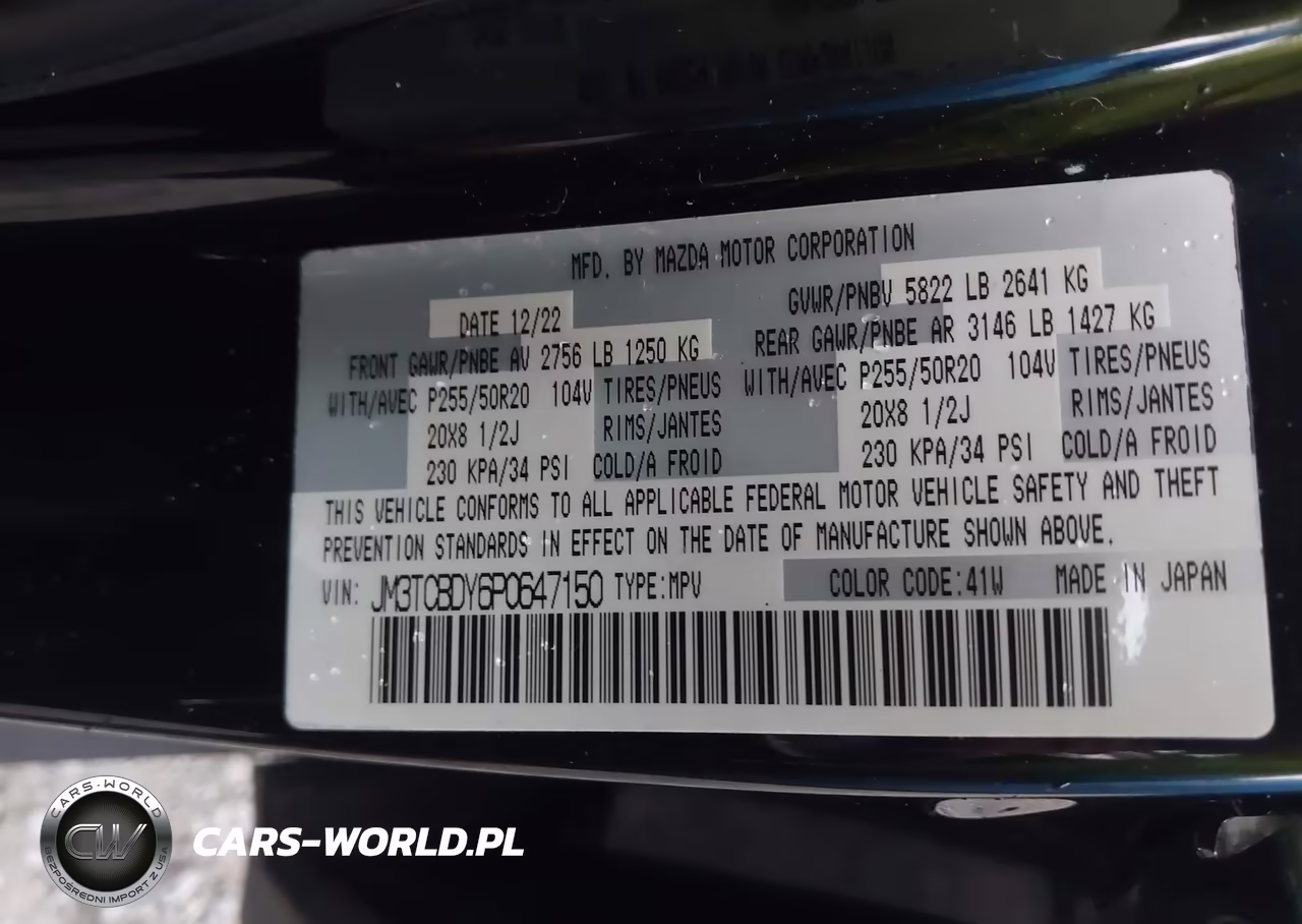 2023 Mazda Cx-9 Grand Touring VIN:JM3TCBDY6P0647150 - 9