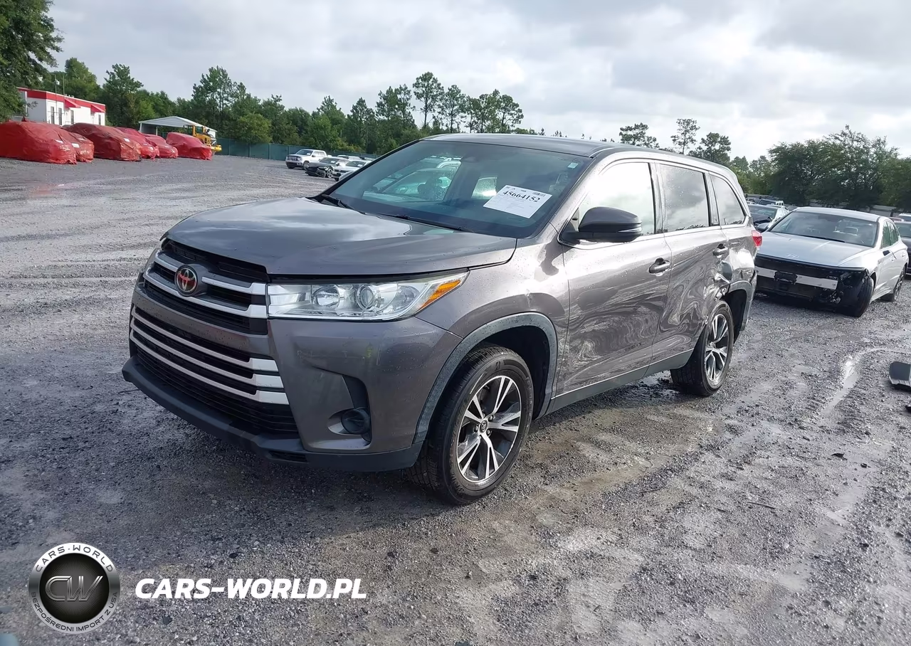 2019 Toyota Highlander Le VIN:5TDZZRFH6KS341661 - 2