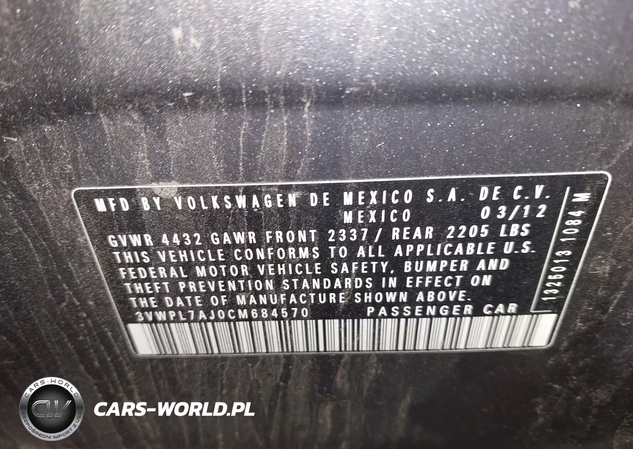 2012 Volkswagen Jetta Sportwagen 2.0L Tdi VIN:3VWPL7AJ0CM684570 - 9