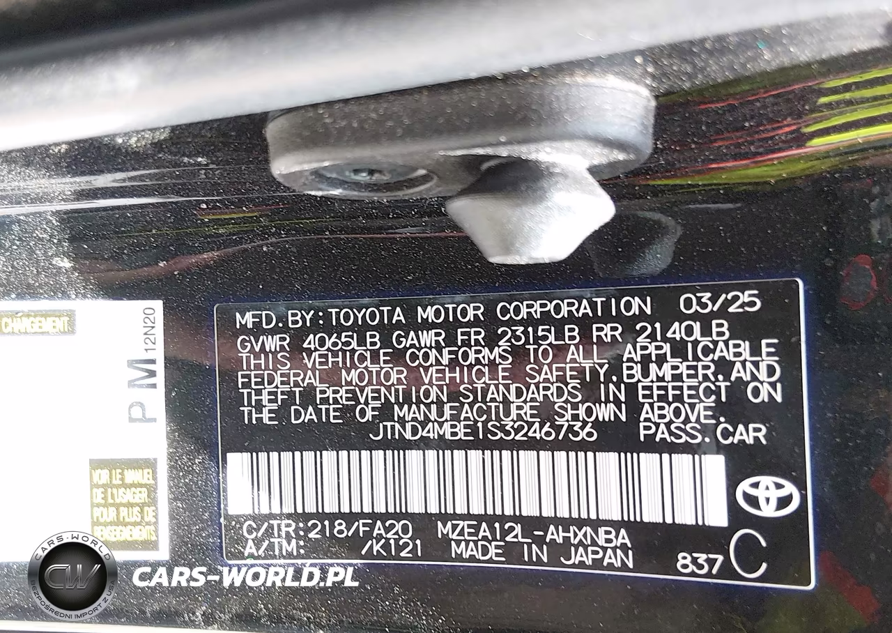 2025 Toyota Corolla Nightshade Edition VIN:JTND4MBE1S3246736 - 9
