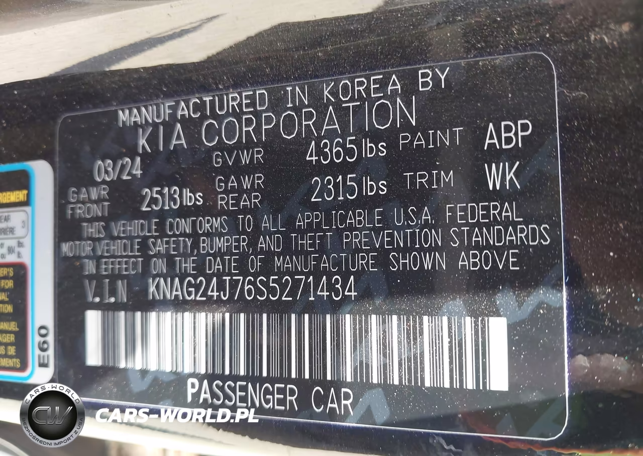 2025 Kia K5 Lxs VIN:KNAG24J76S5271434 - 9