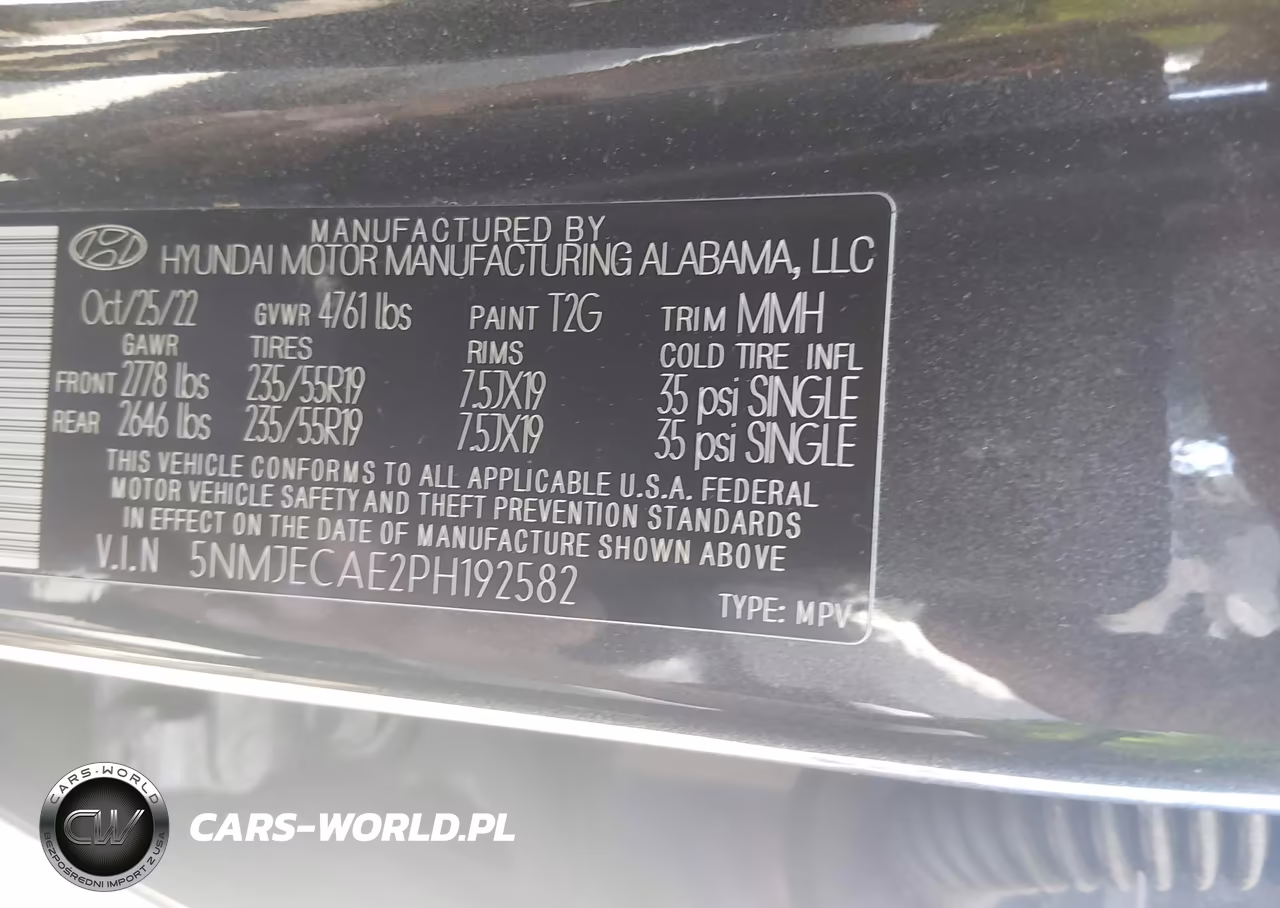 2023 Hyundai Tucson Limited VIN:5NMJECAE2PH192582 - 9