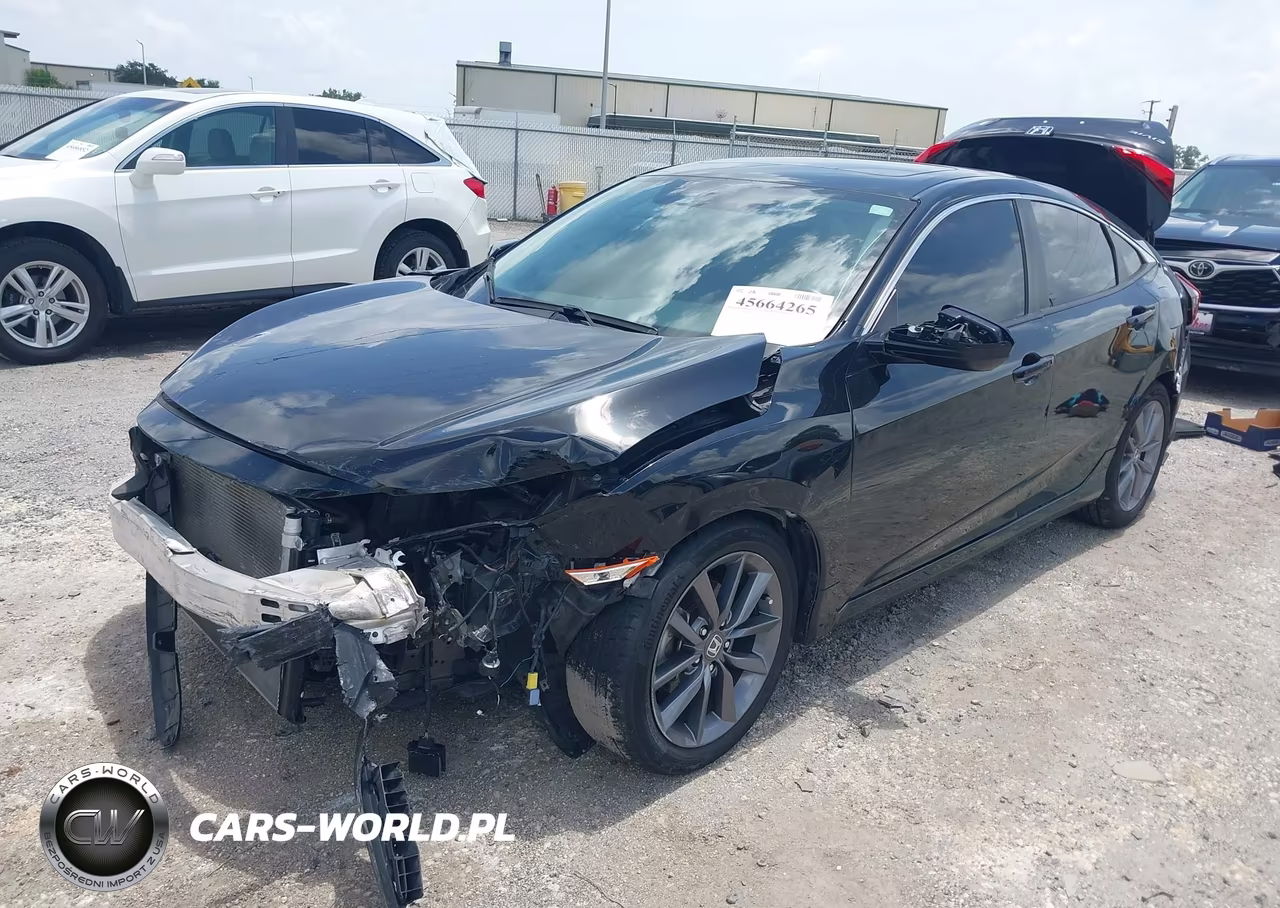 2020 Honda Civic Ex VIN:19XFC1F34LE018117 - 2