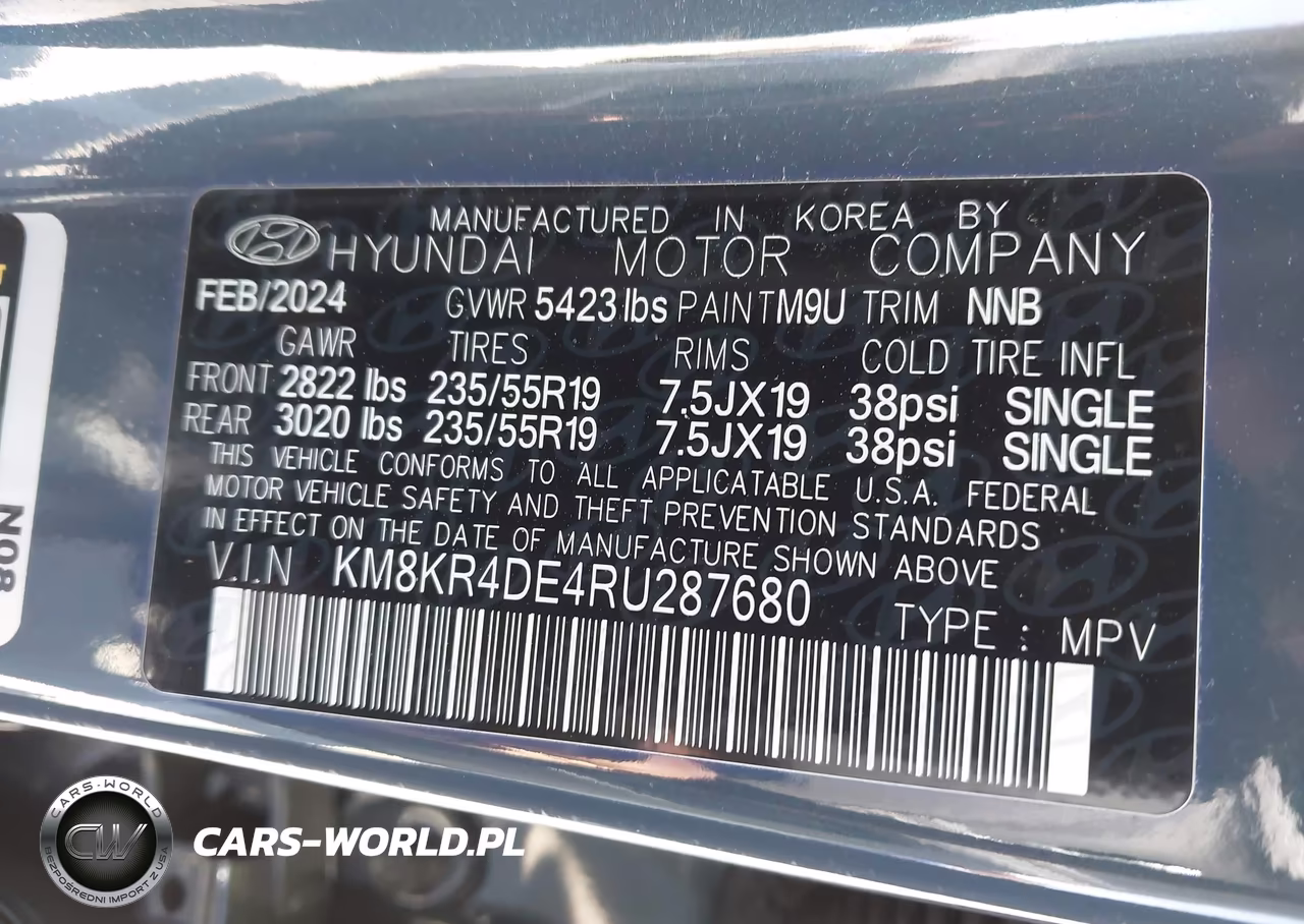 2024 Hyundai Ioniq 5 Limited VIN:KM8KR4DE4RU287680 - 9