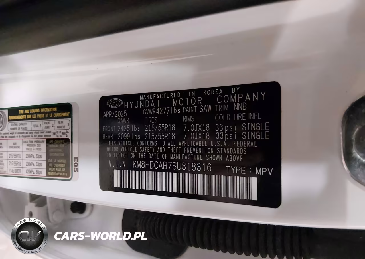 2025 Hyundai Kona Sel VIN:KM8HBCAB7SU318316 - 9