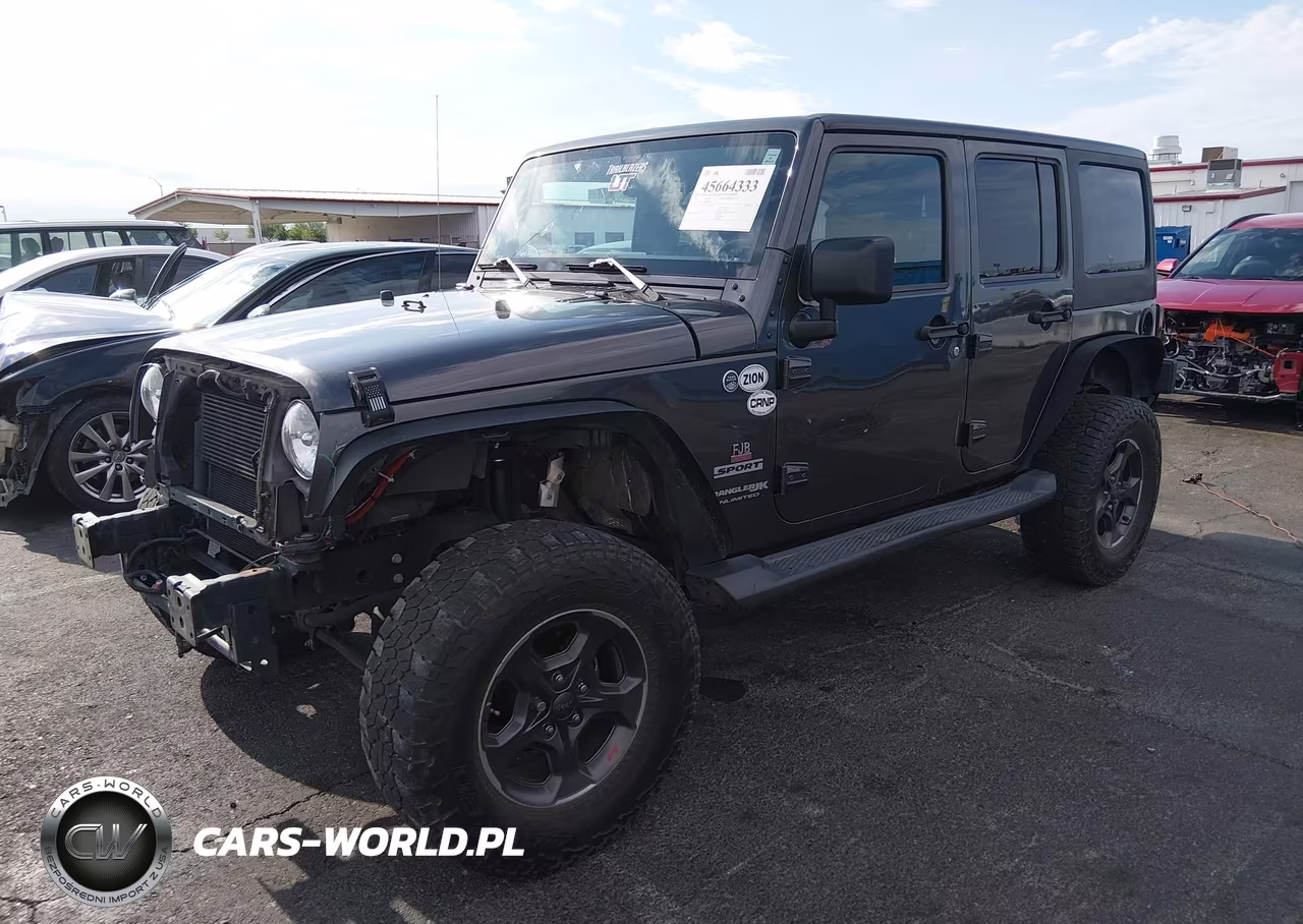 2018 Jeep Wrangler Jk Unlimited Sport S 4X4 VIN:1C4BJWDGXJL818609 - 2