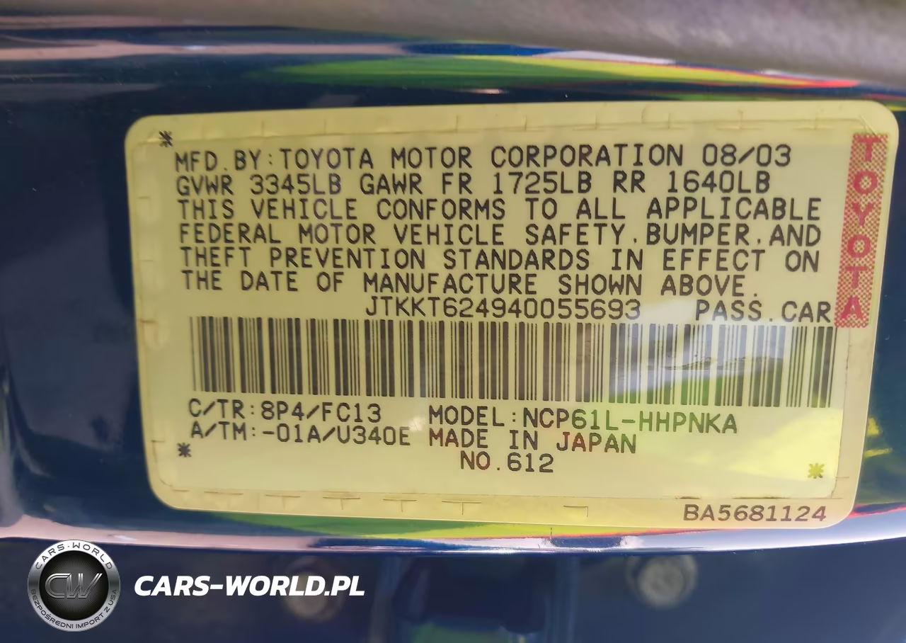 2004 Scion Xa VIN:JTKKT624940055693 - 9