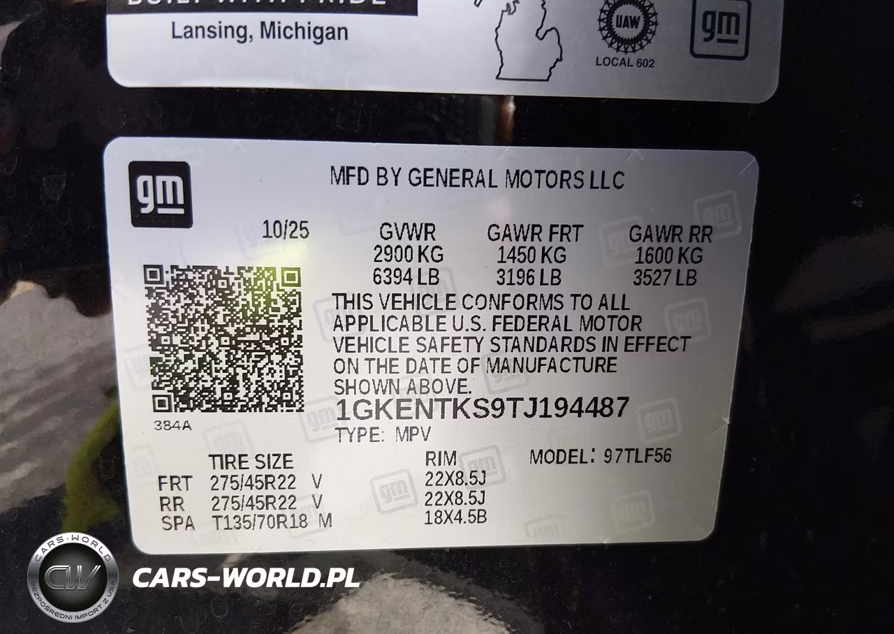 2026 GMC Acadia Denali Ultimate Awd VIN:1GKENTKS9TJ194487 - 9