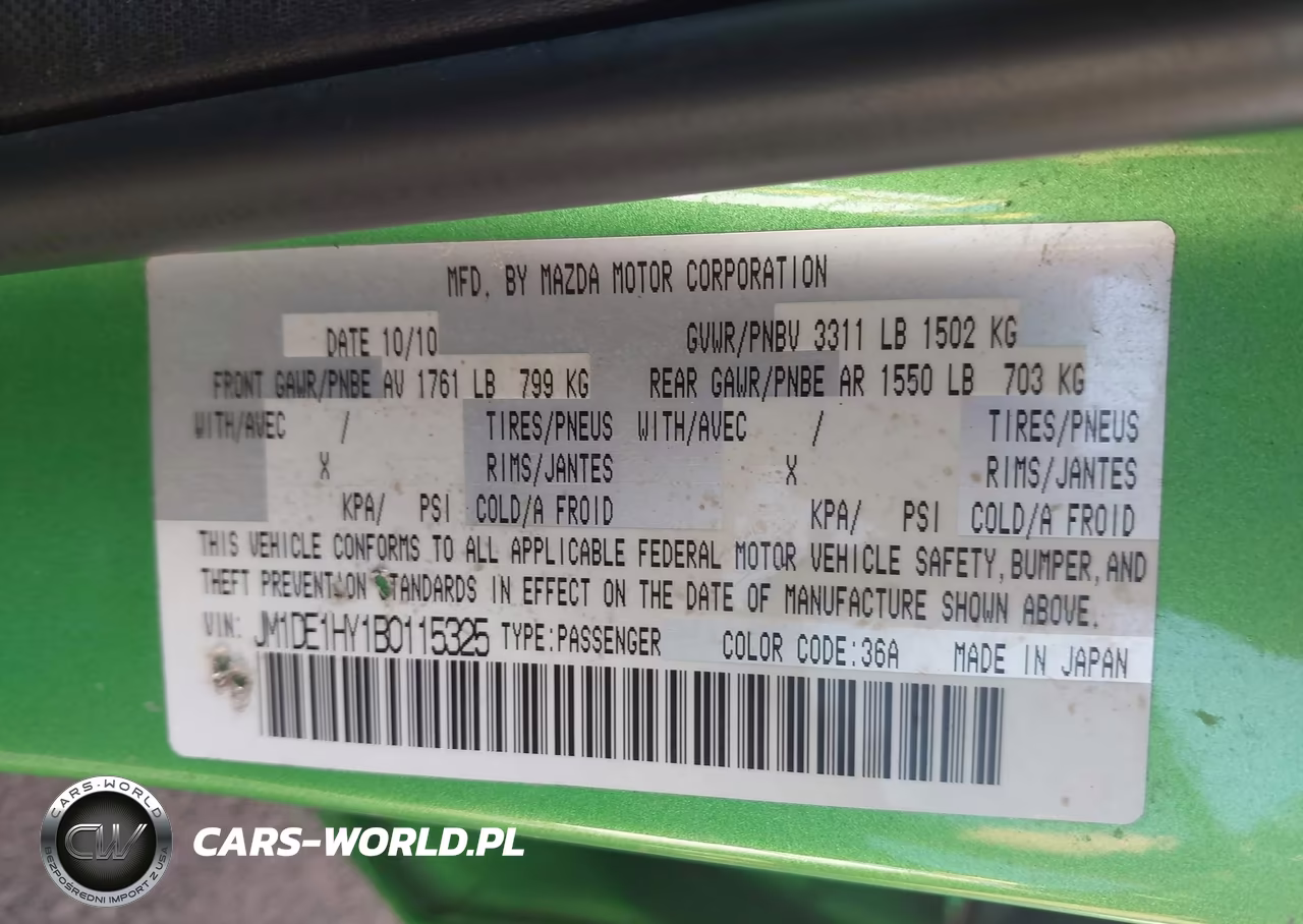 2011 Mazda Mazda2 Touring VIN:JM1DE1HY1B0115325 - 9