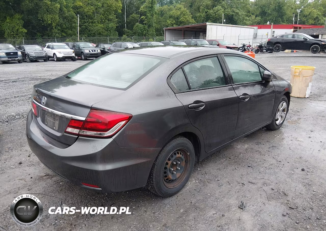 2014 Honda Civic Lx VIN:19XFB2F57EE218020 - 4