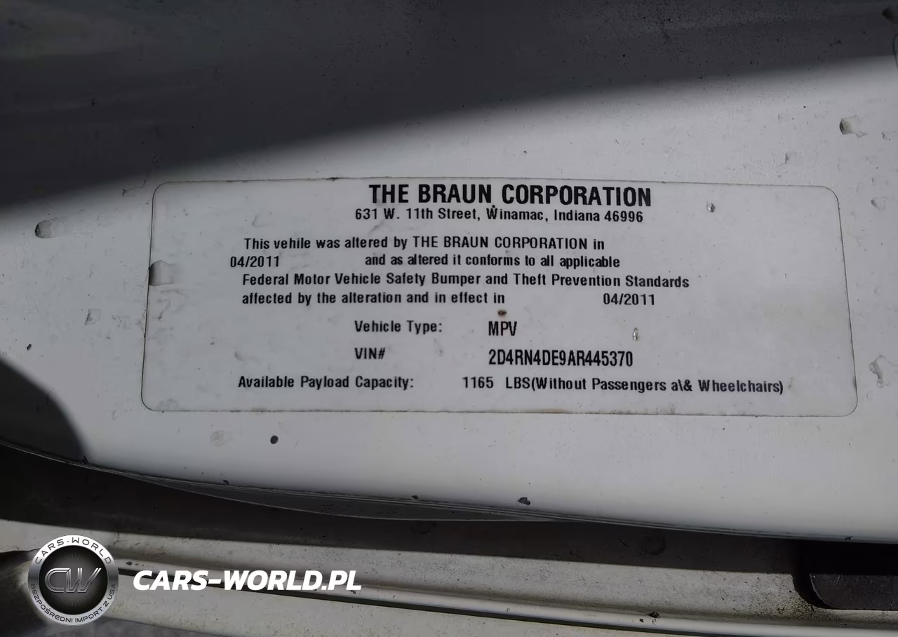 2010 Dodge Grand Caravan Se VIN:2D4RN4DE9AR445370 - 9