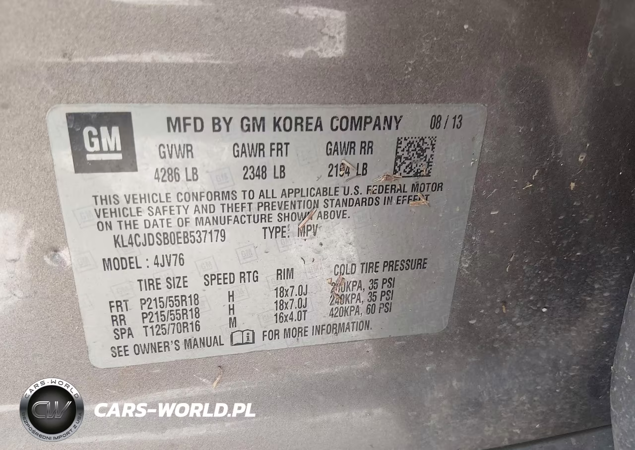 2014 Buick Encore Premium VIN:KL4CJDSB0EB537179 - 9