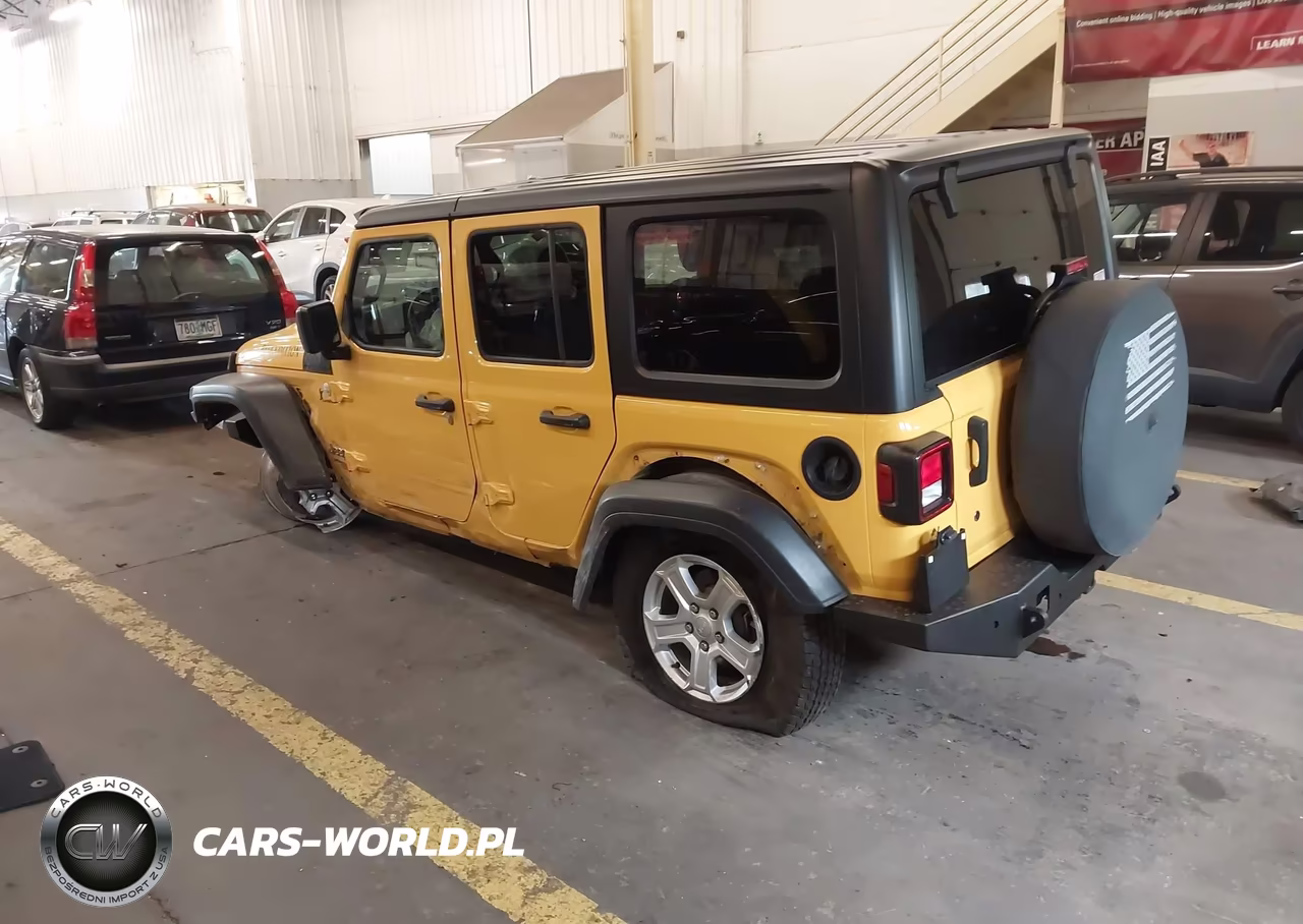 2019 Jeep Wrangler Unlimited Sport S 4X4 VIN:1C4HJXDG0KW537323 - 3