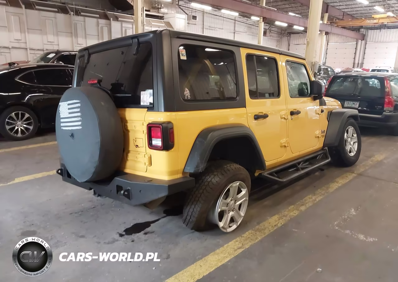 2019 Jeep Wrangler Unlimited Sport S 4X4 VIN:1C4HJXDG0KW537323 - 4