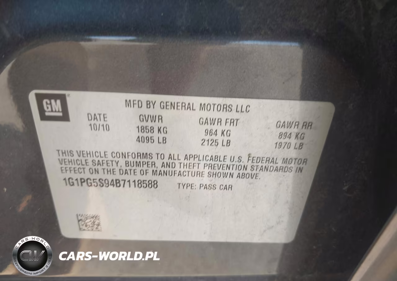 2011 Chevrolet Cruze 2Lt VIN:1G1PG5S94B7118588 - 9