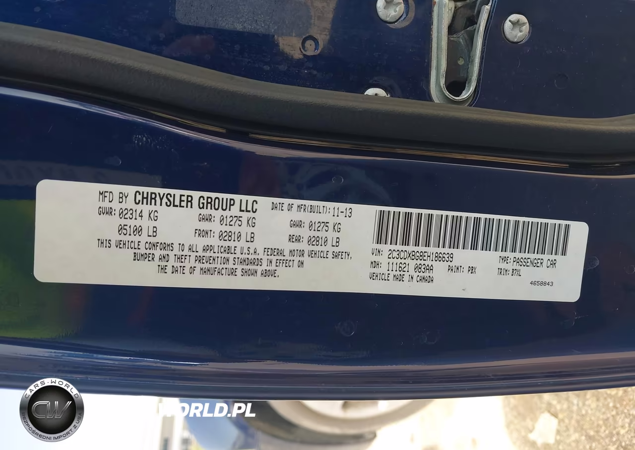 2014 Dodge Charger Se VIN:2C3CDXBG8EH186639 - 9