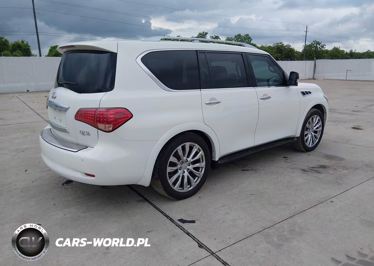 2012 Infiniti Qx56 VIN:JN8AZ2NF3C9516604 - 4