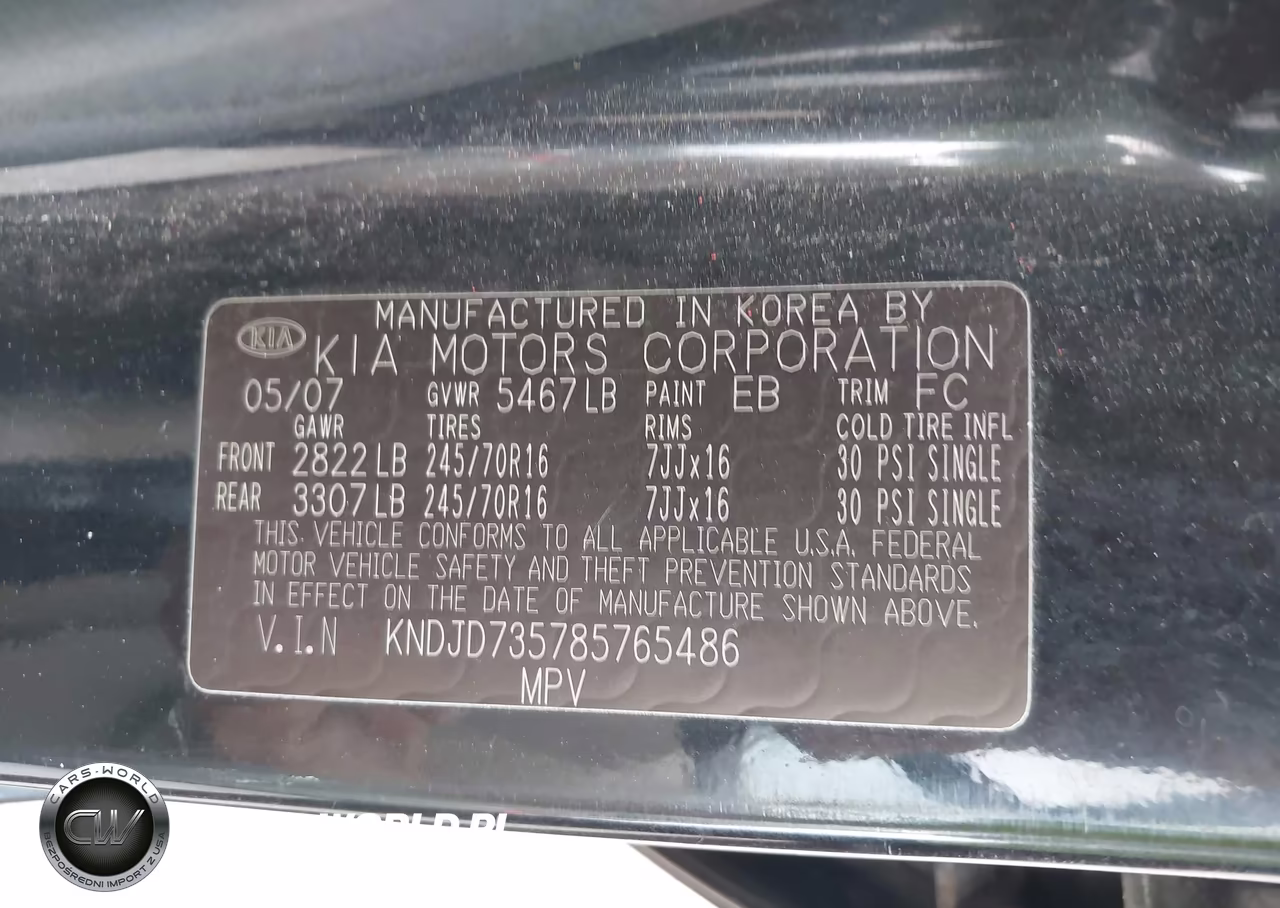 2008 Kia Sorento Lx VIN:KNDJD735785765486 - 9