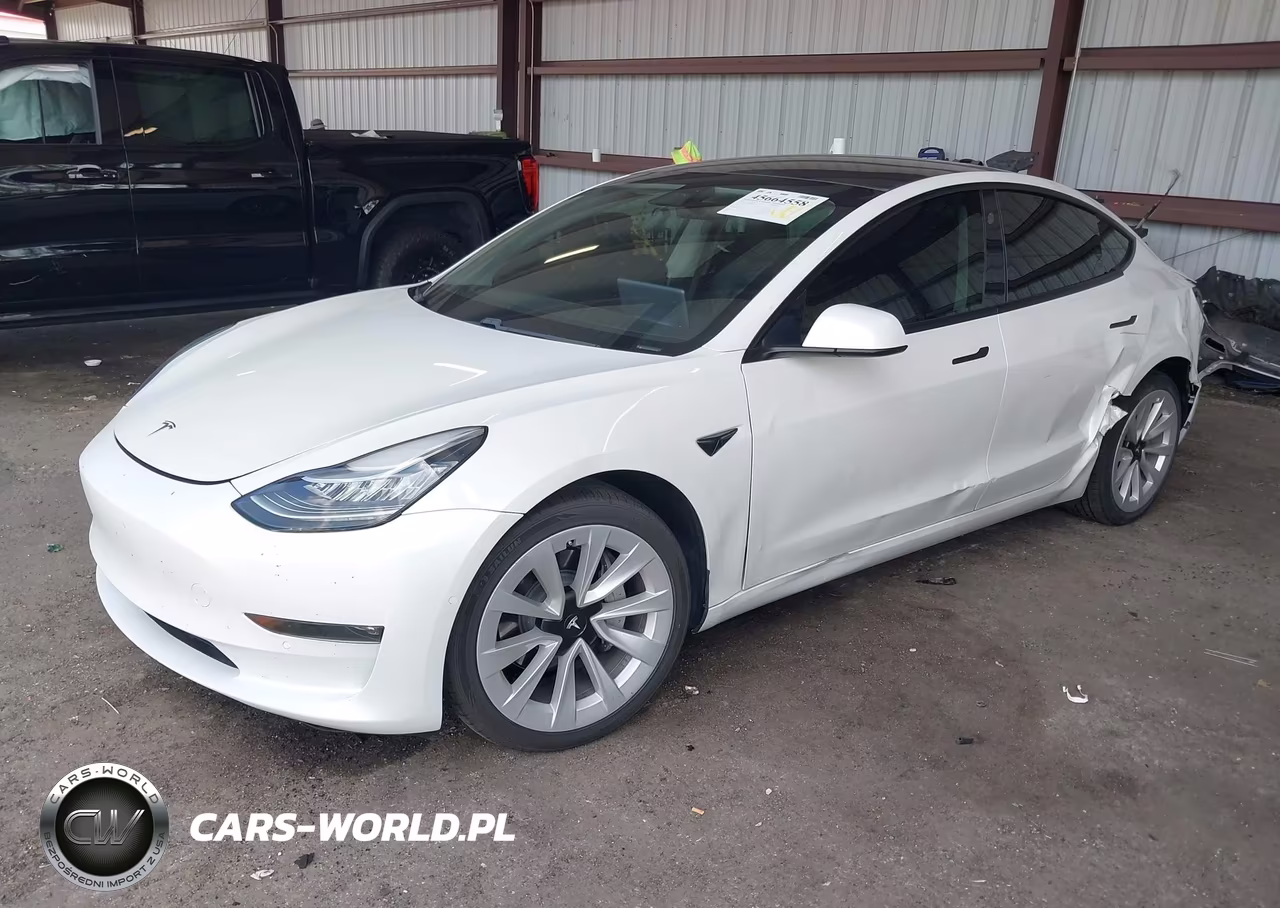2021 Tesla Model 3 Standard Range Plus Rear-Wheel Drive VIN:5YJ3E1EA8MF856708 - 2