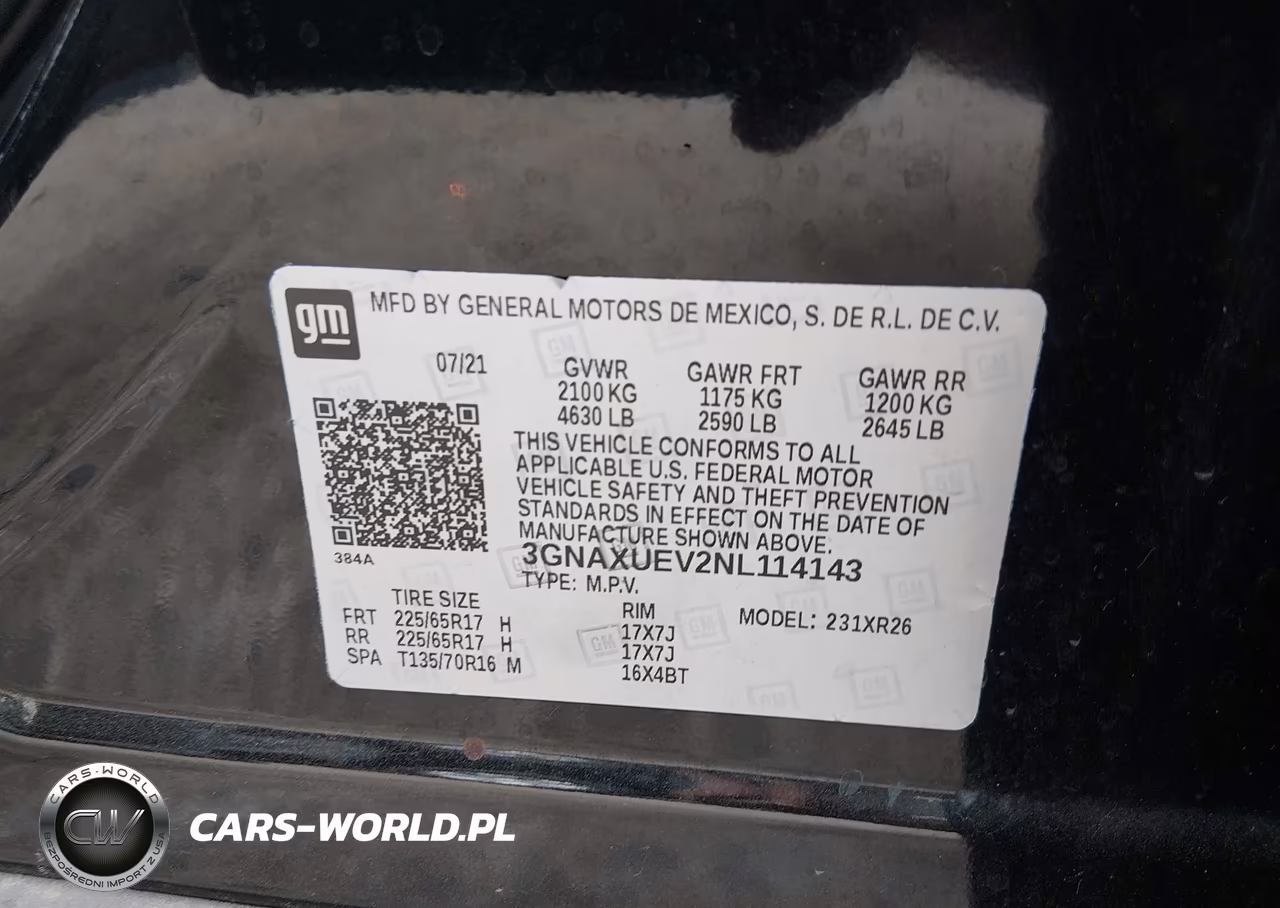 2022 Chevrolet Equinox Awd Lt VIN:3GNAXUEV2NL114143 - 9
