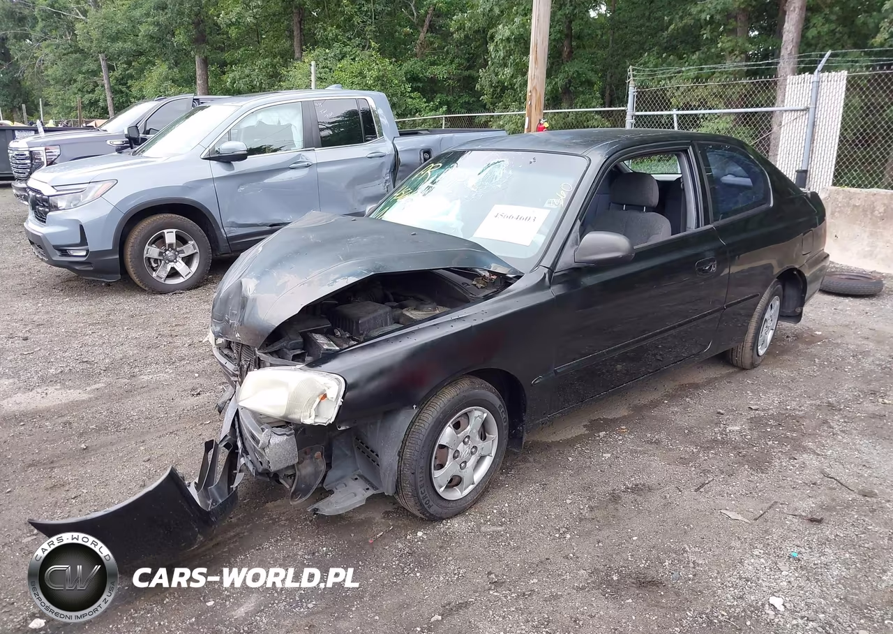2001 Hyundai Accent Gs VIN:KMHCG35C81U156404 - 2