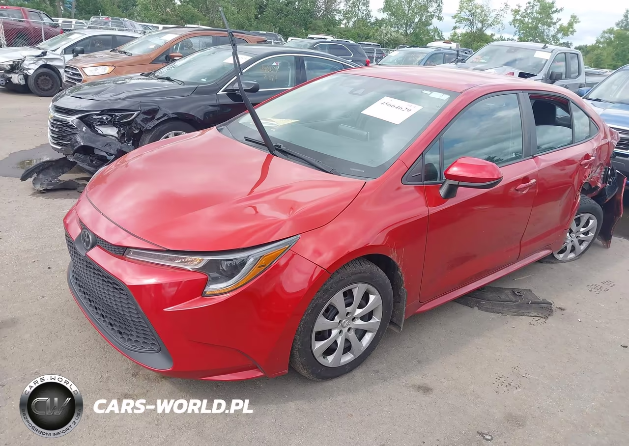 2021 Toyota Corolla Le VIN:5YFEPMAE1MP161648 - 2