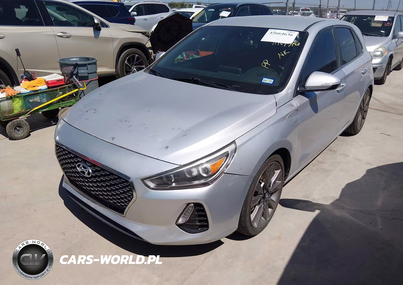 2018 Hyundai Elantra Gt Sport VIN:KMHH55LC7JU073444 - 2