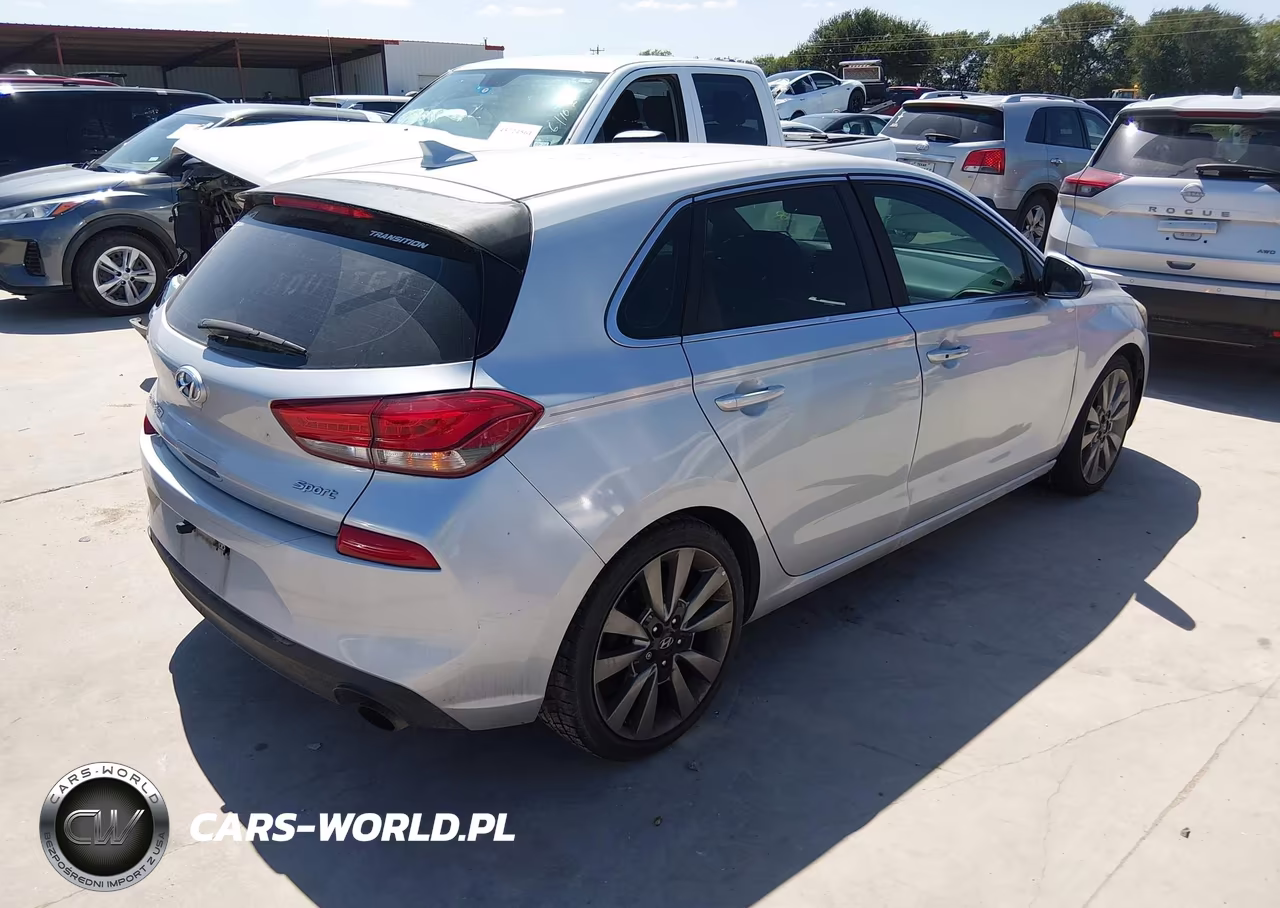 2018 Hyundai Elantra Gt Sport VIN:KMHH55LC7JU073444 - 4