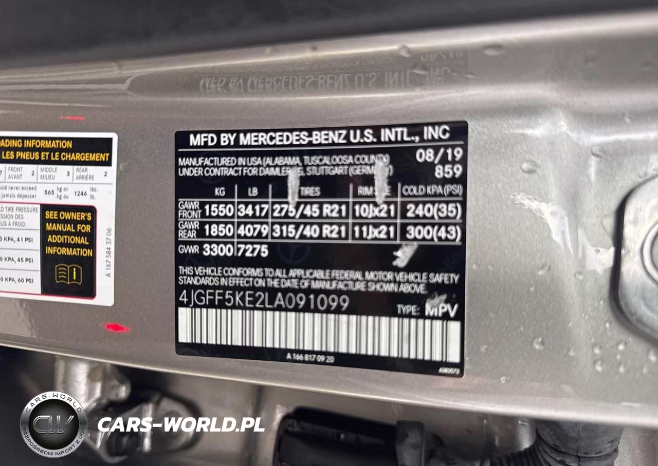 2020 Mercedes-Benz Gls 450 4Matic VIN:4JGFF5KE2LA091099 - 9