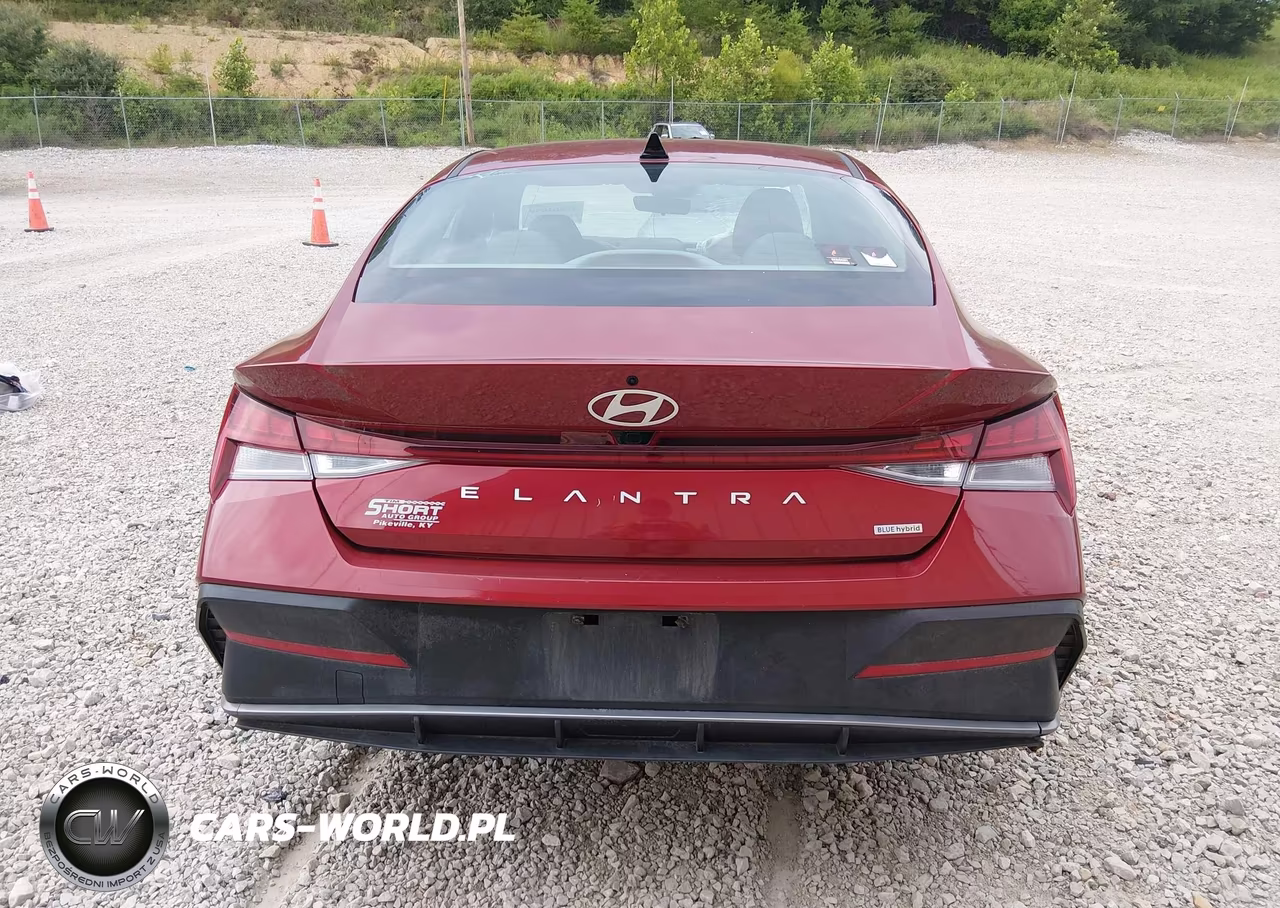 2024 Hyundai Elantra Hybrid Blue VIN:KMHLM4DJ3RU097661 - 17