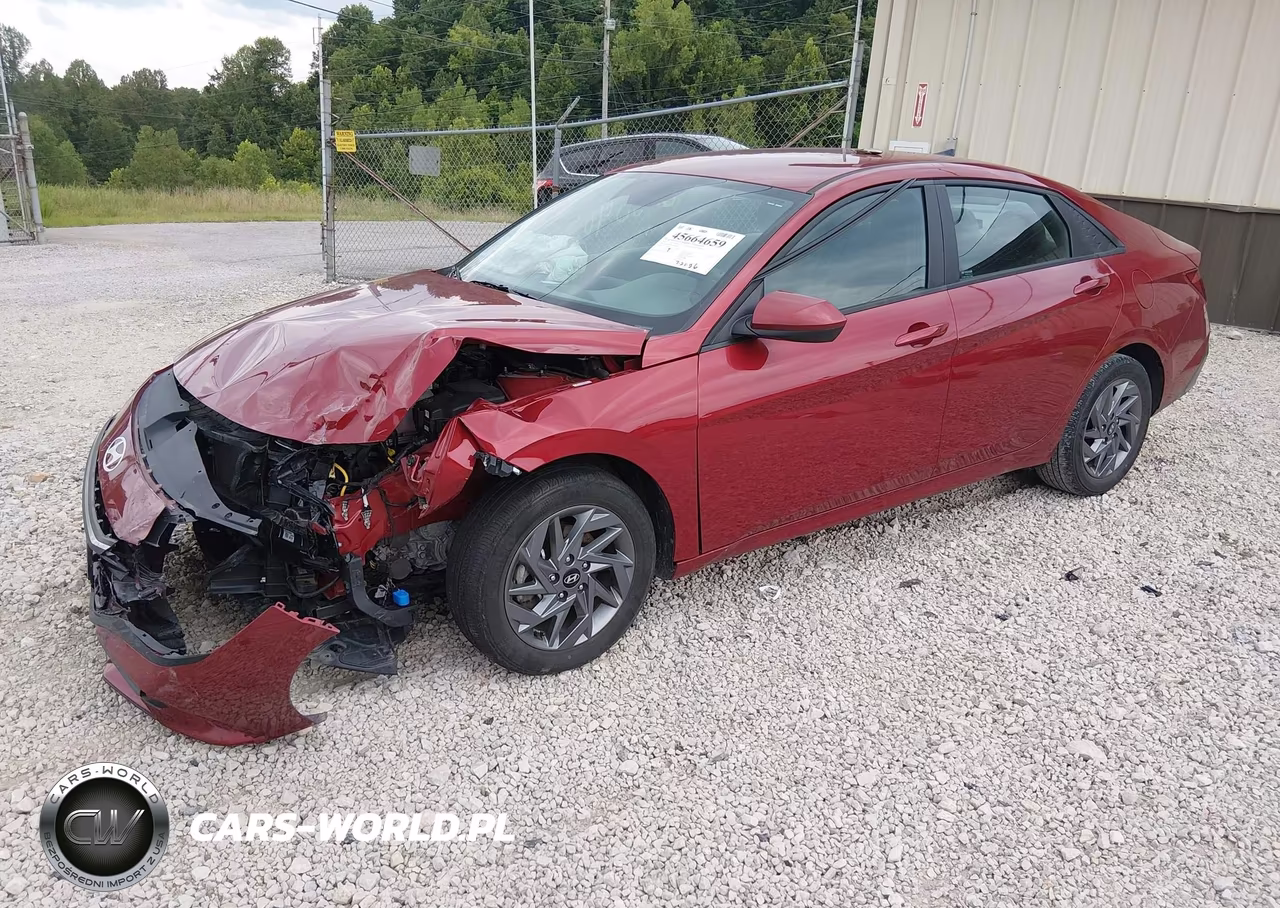 2024 Hyundai Elantra Hybrid Blue VIN:KMHLM4DJ3RU097661 - 2