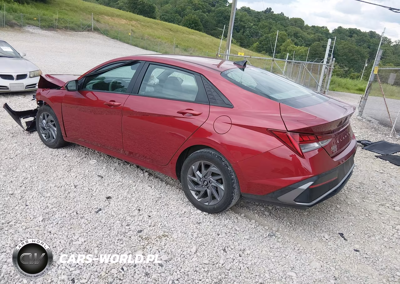 2024 Hyundai Elantra Hybrid Blue VIN:KMHLM4DJ3RU097661 - 3