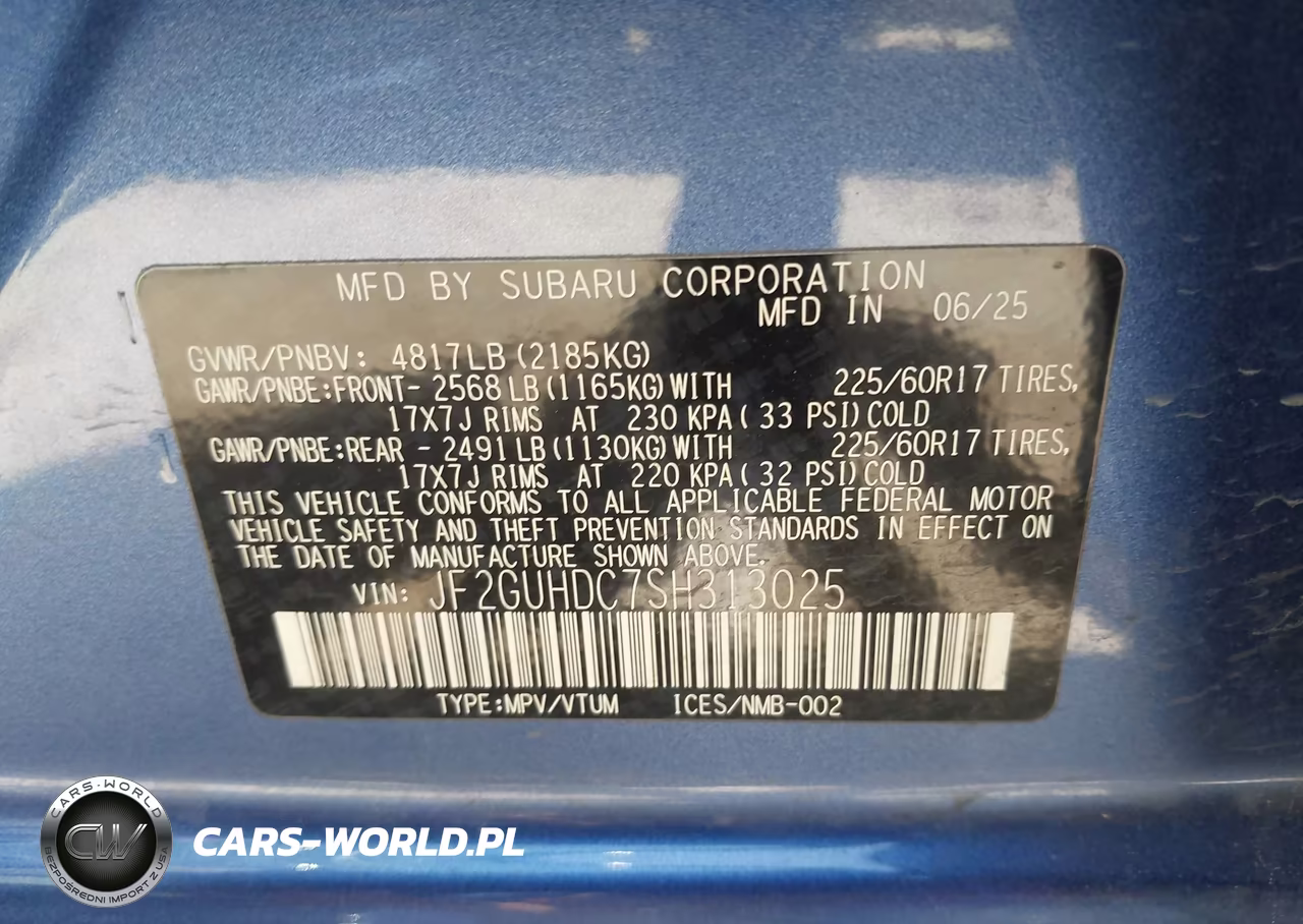 2025 Subaru Crosstrek Premium VIN:JF2GUHDC7SH313025 - 9