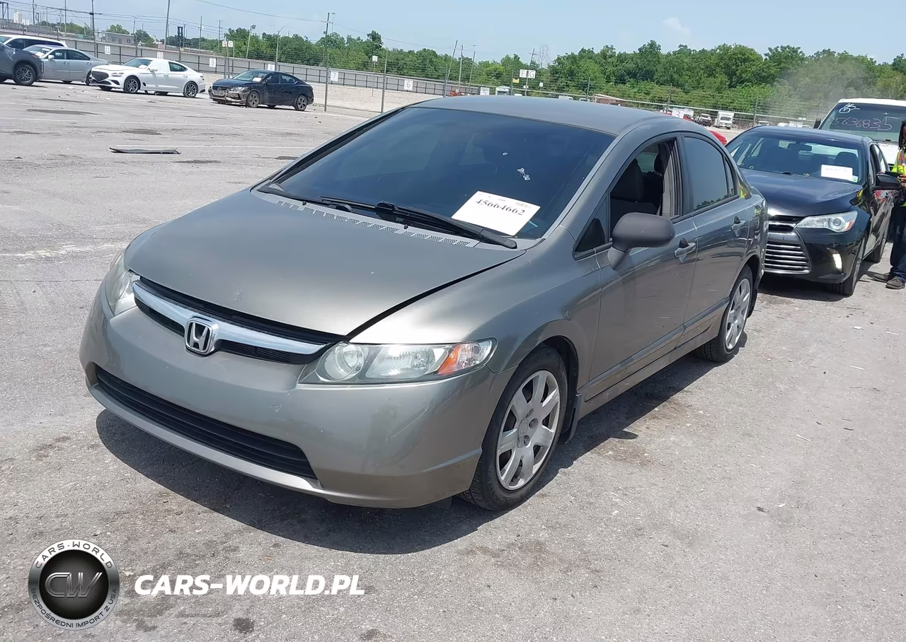 2007 Honda Civic Lx VIN:1HGFA15527L087136 - 2