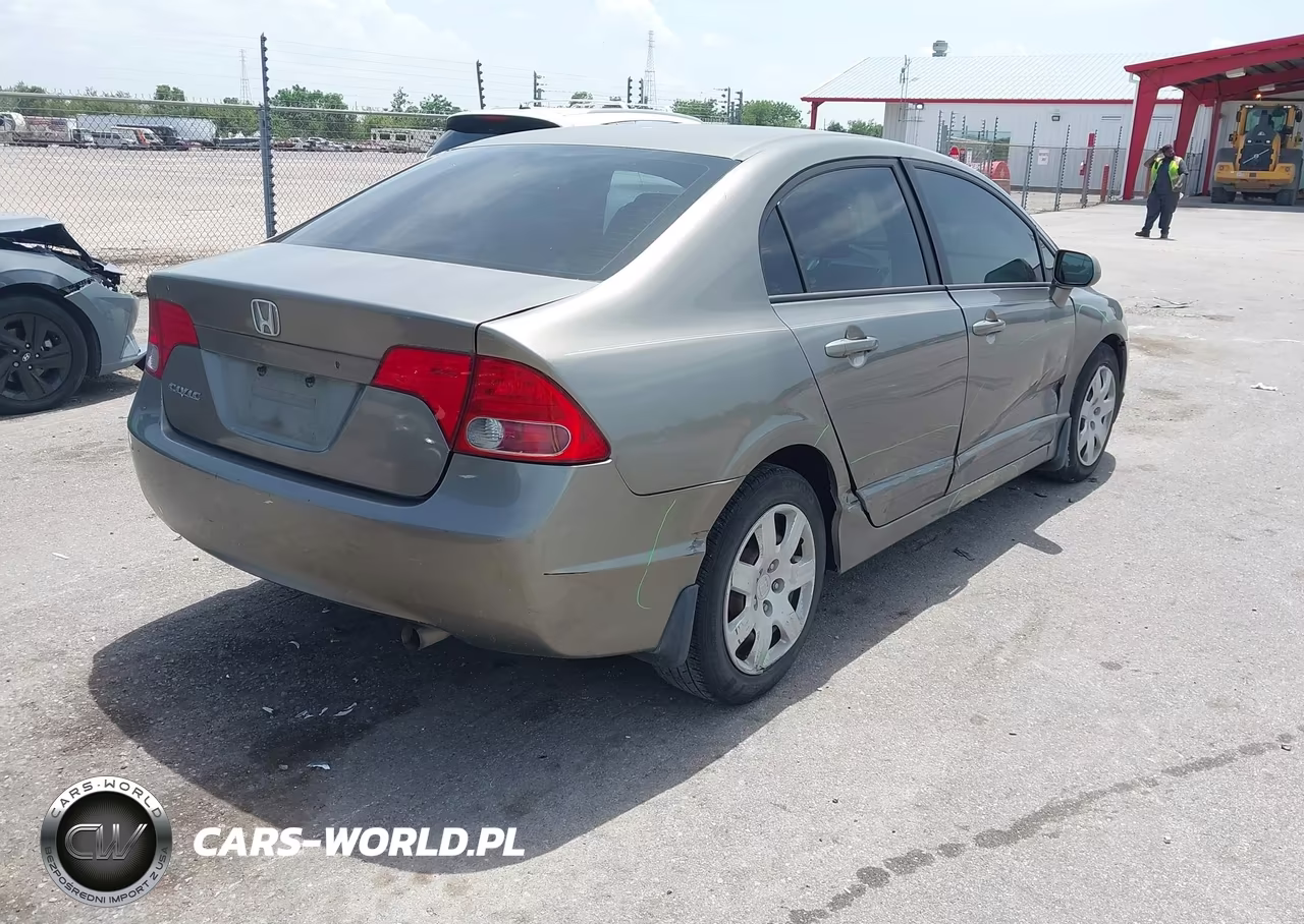 2007 Honda Civic Lx VIN:1HGFA15527L087136 - 4