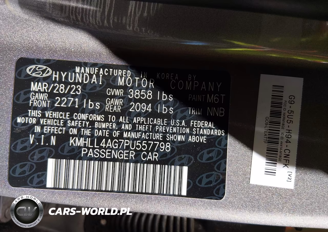 2023 Hyundai Elantra Se VIN:KMHLL4AG7PU557798 - 9