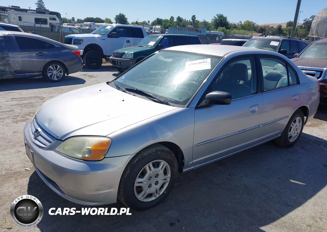 2002 Honda Civic Lx VIN:2HGES16582H592837 - 2