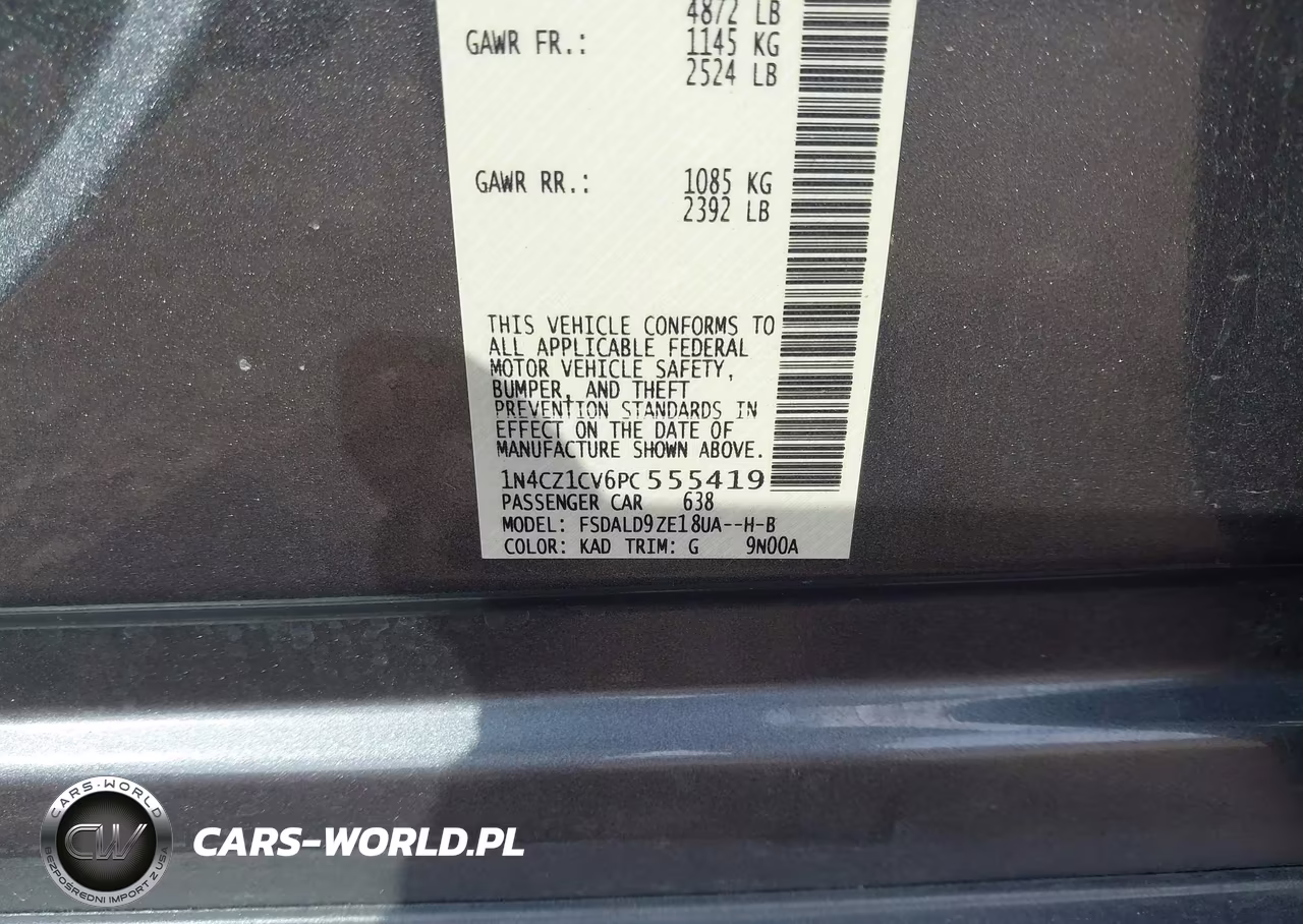 2023 Nissan Leaf Sv Plus 60 Kwh VIN:1N4CZ1CV6PC555419 - 9