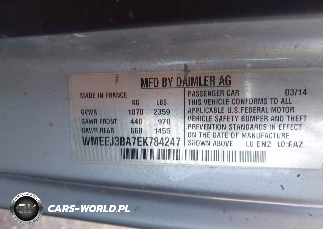 2014 Smart Fortwo Pure VIN:WMEEJ3BA7EK784247 - 9