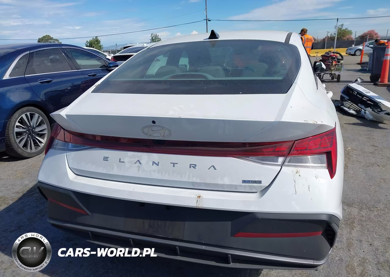 2024 Hyundai Elantra Hybrid Blue VIN:KMHLM4DJ2RU113350 - 17
