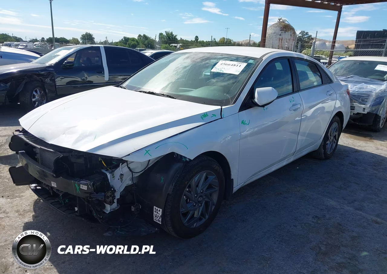 2024 Hyundai Elantra Hybrid Blue VIN:KMHLM4DJ2RU113350 - 2