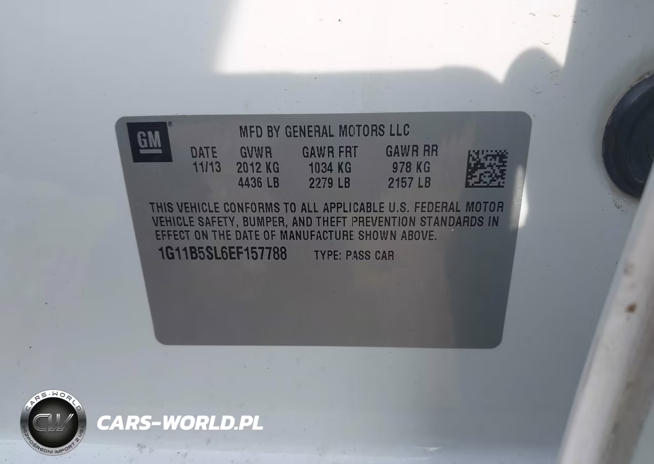 2014 Chevrolet Malibu 1Ls VIN:1G11B5SL6EF157788 - 9