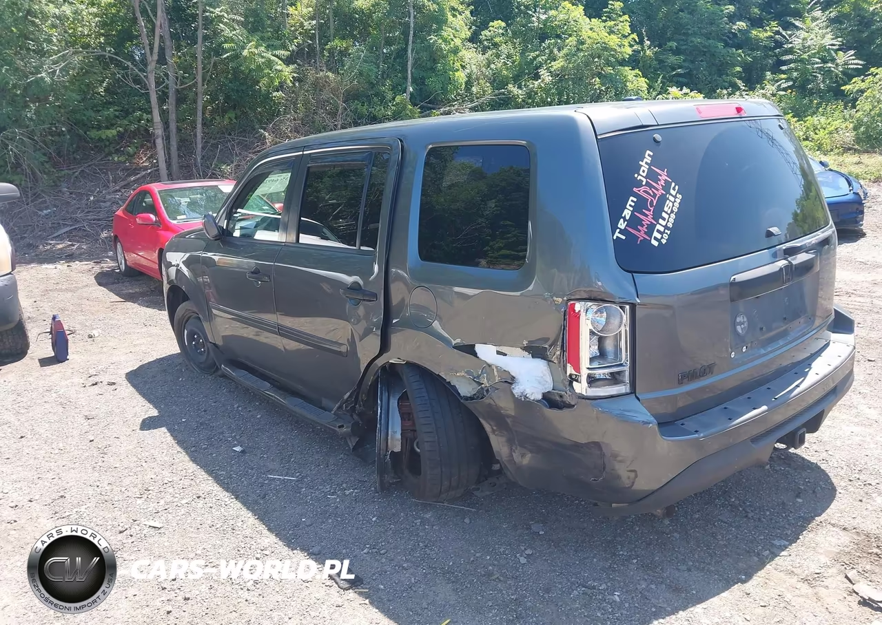 2013 Honda Pilot Ex-L VIN:5FNYF3H54DB018219 - 3