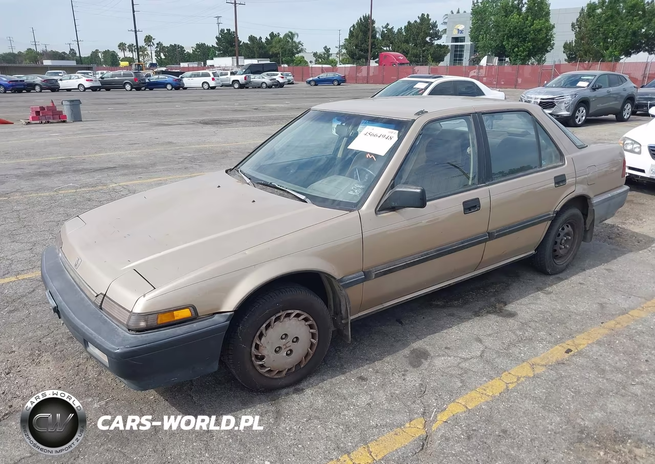 1989 Honda Accord Dx VIN:JHMCA5626KC117856 - 2