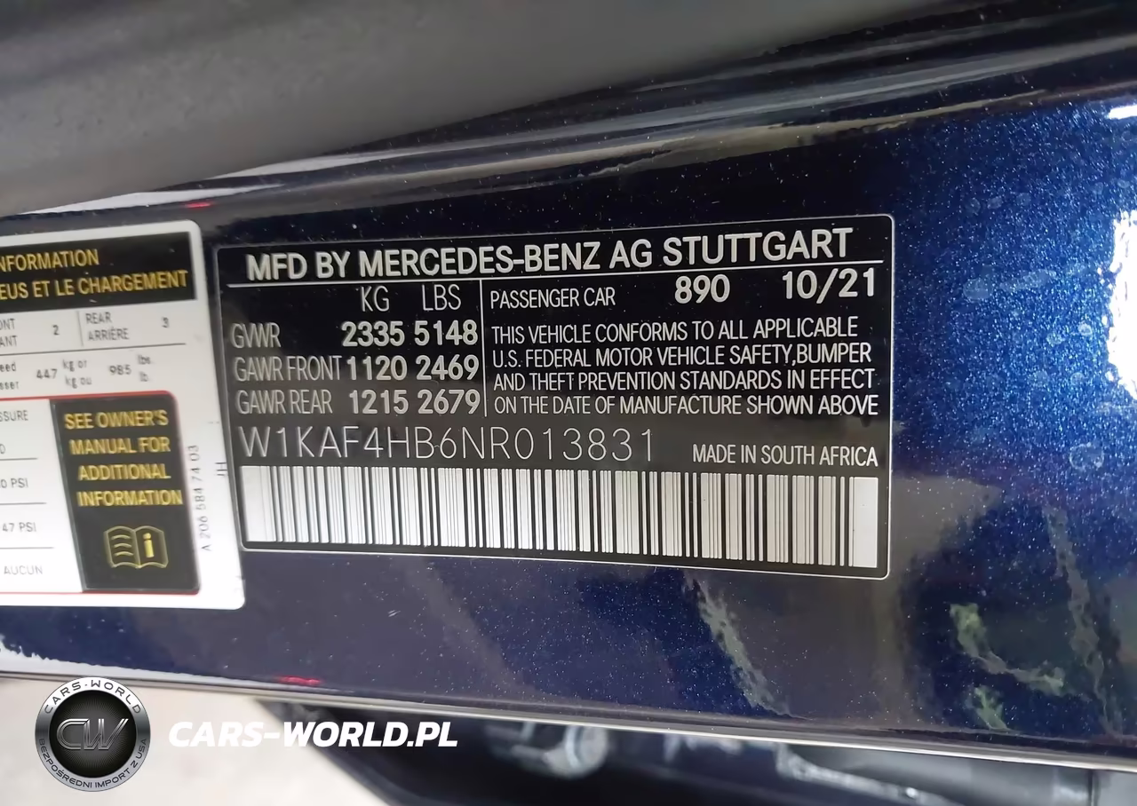 2022 Mercedes-Benz C 300 4Matic VIN:W1KAF4HB6NR013831 - 9
