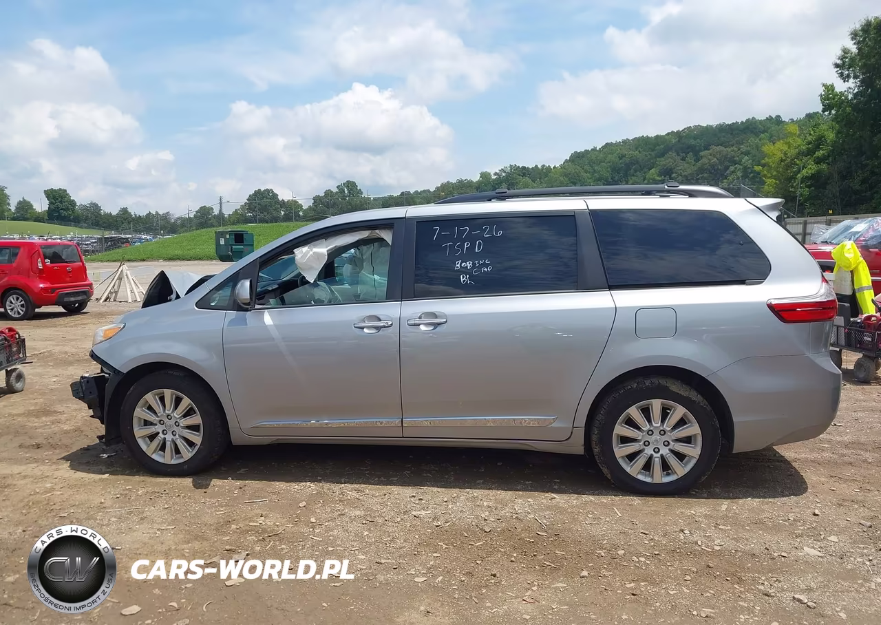 2015 Toyota Sienna Xle Premium 7 Passenger VIN:5TDDK3DCXFS125952 - 15