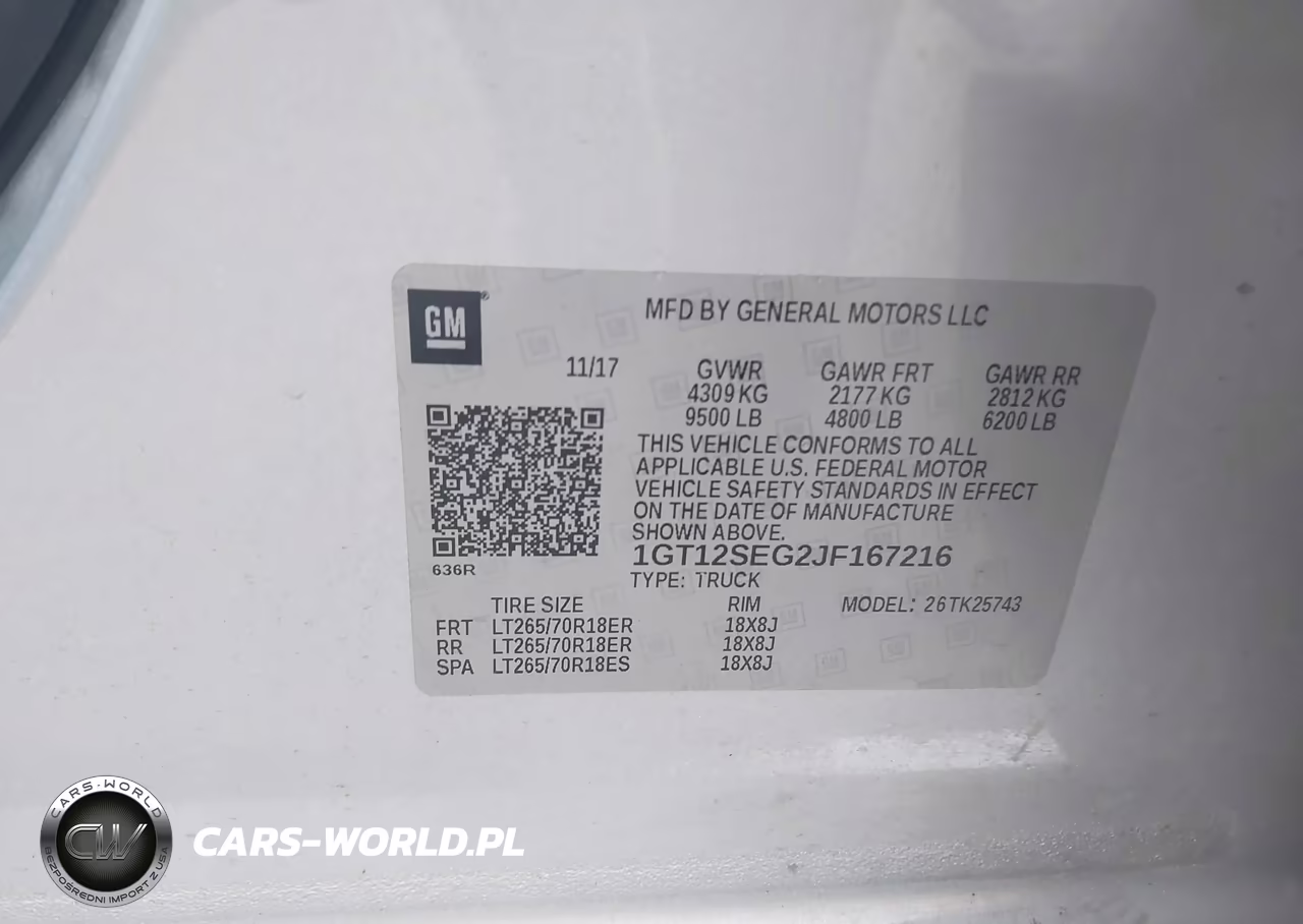 2018 GMC Sierra 2500Hd Sle VIN:1GT12SEG2JF167216 - 9