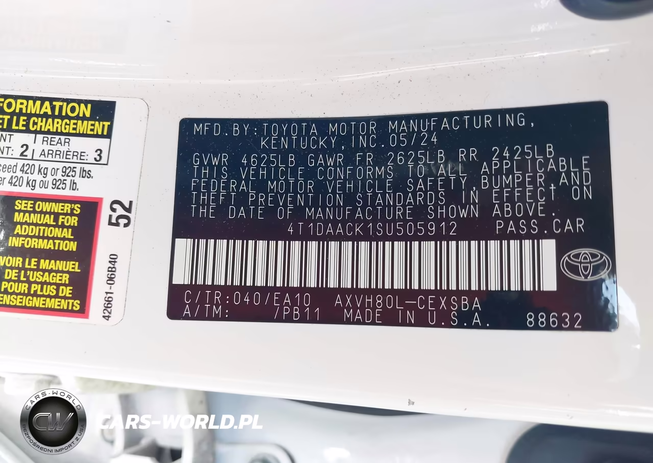 2025 Toyota Camry Se VIN:4T1DAACK1SU505912 - 9