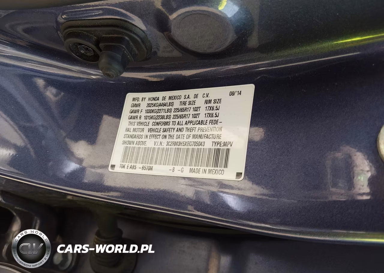 2014 Honda Cr-V Ex VIN:3CZRM3H5XEG705043 - 9